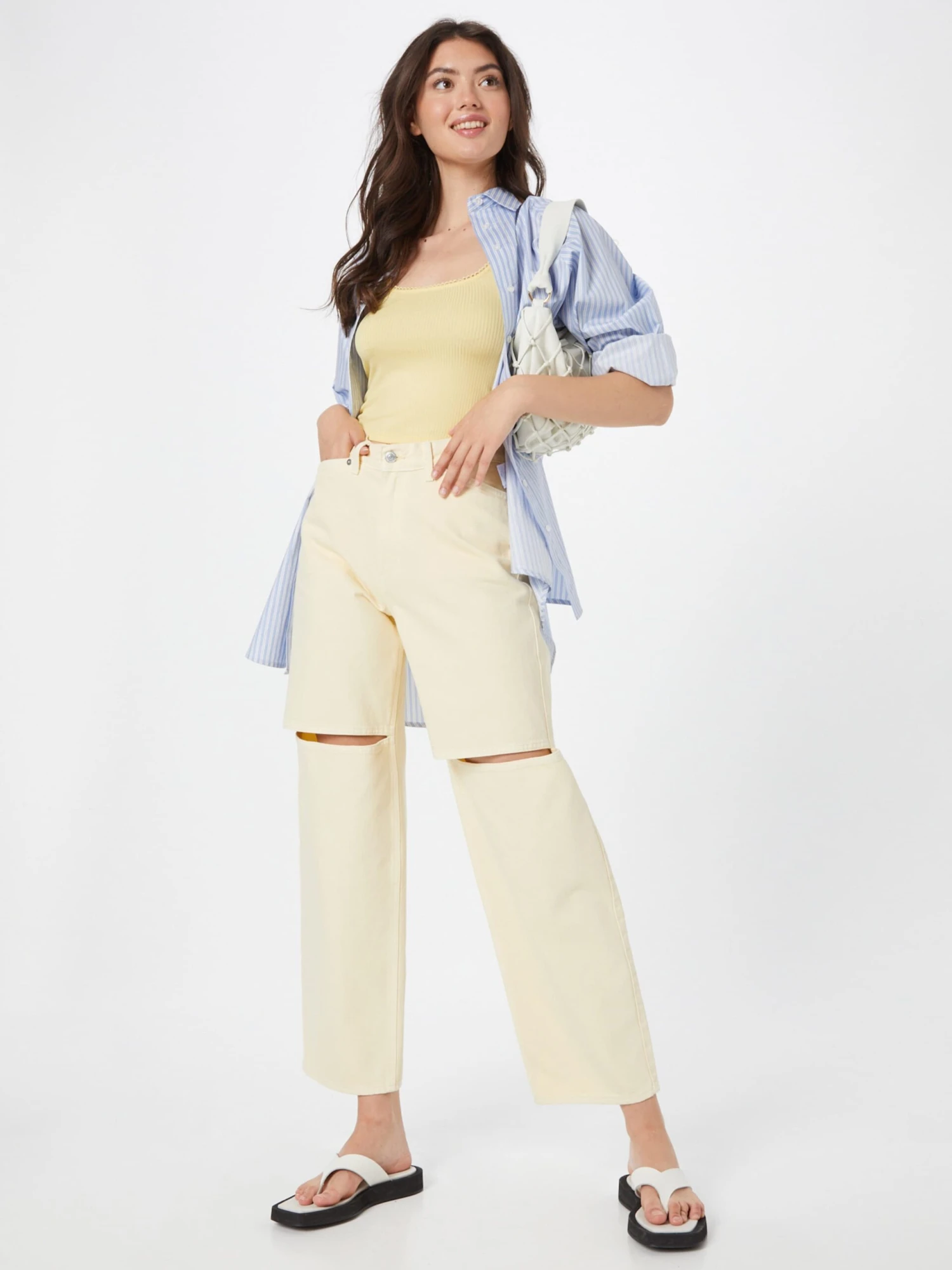 About You Tanktops Top Greta Dames Geel - Afbeelding 5