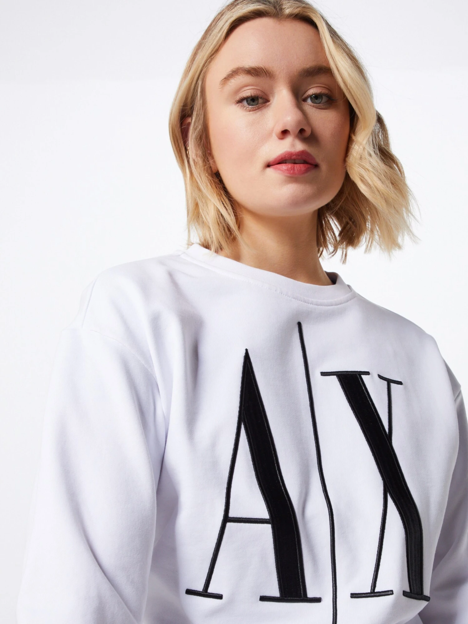 Armani Exchange Sweatshirts Sweatshirt 8NYM02 Dames Wit - Afbeelding 5