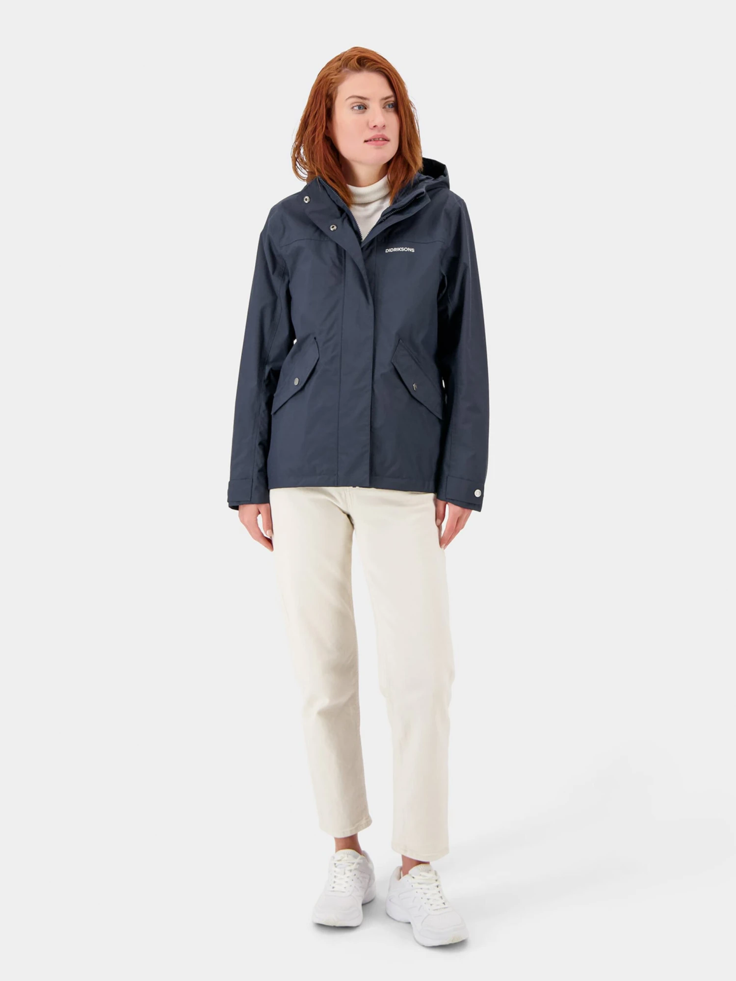 DIDRIKSONS Regenjassen Functionele Jas Sofia Dames Blauw - Afbeelding 4