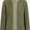 Outdoor Jassen Fleece Jas Franka Dames Kaki / Donkergroen