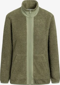 Outdoor Jassen Fleece Jas Franka Dames Kaki / Donkergroen