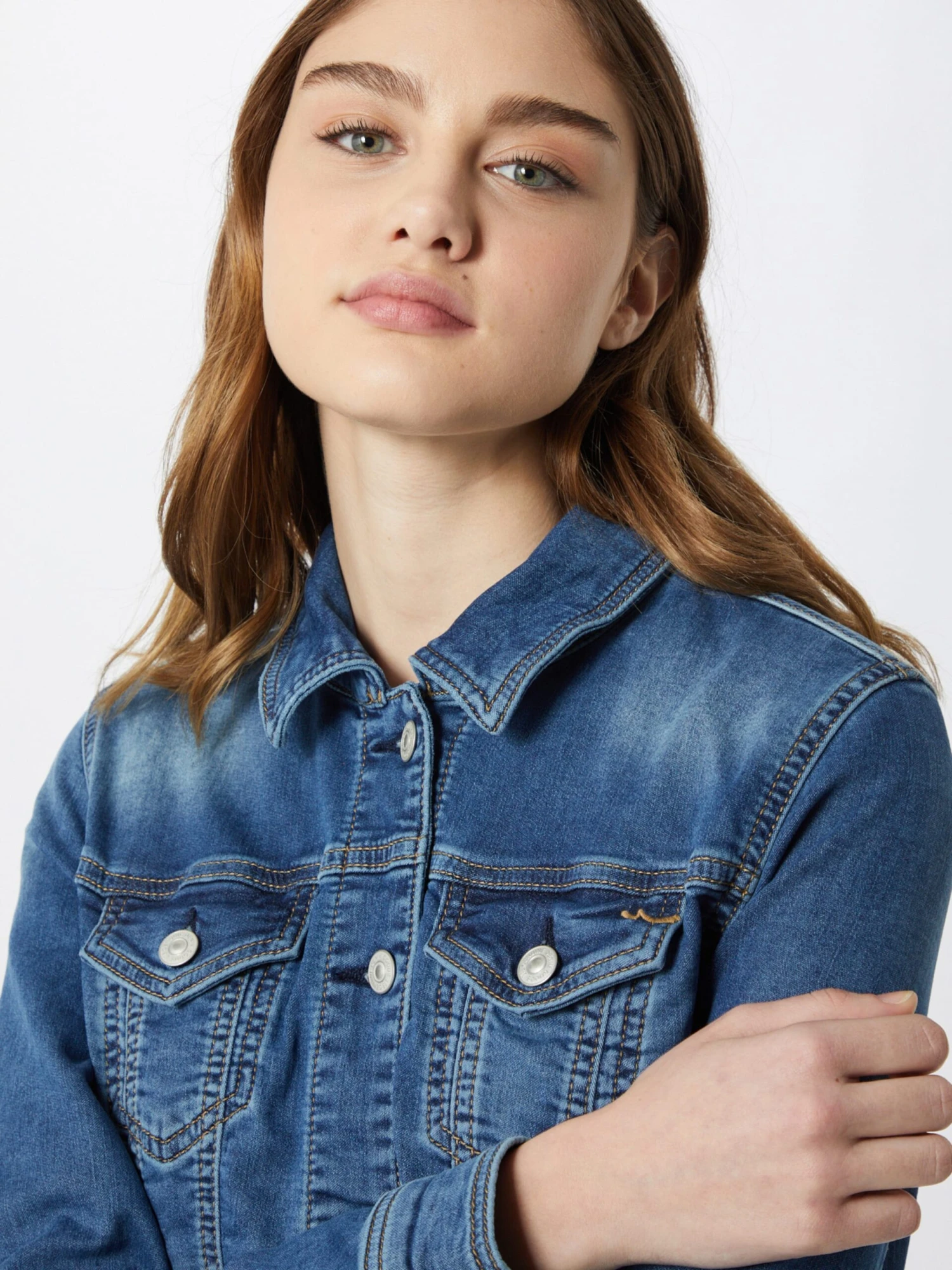 LTB Spijkerjasjes Tussenjas Destin Dames Blauw - Afbeelding 2