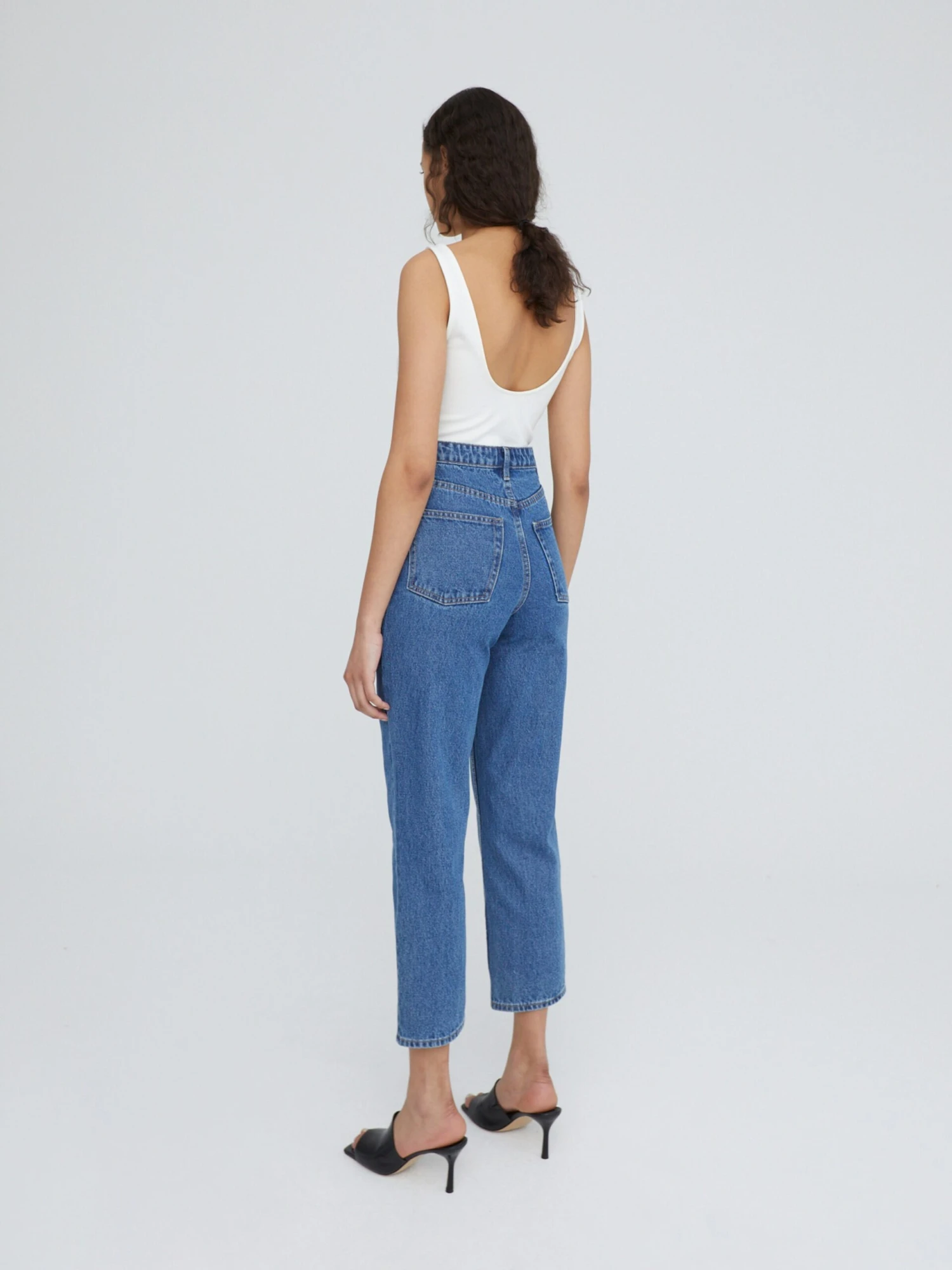 EDITED Tanktops Top Ece Dames Wit - Afbeelding 5