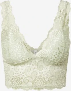 ICHI Kanten Tops Top Dames Kaki