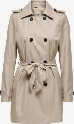 ONLY Trenchcoats Tussenmantel Megan Dames Donkerbeige