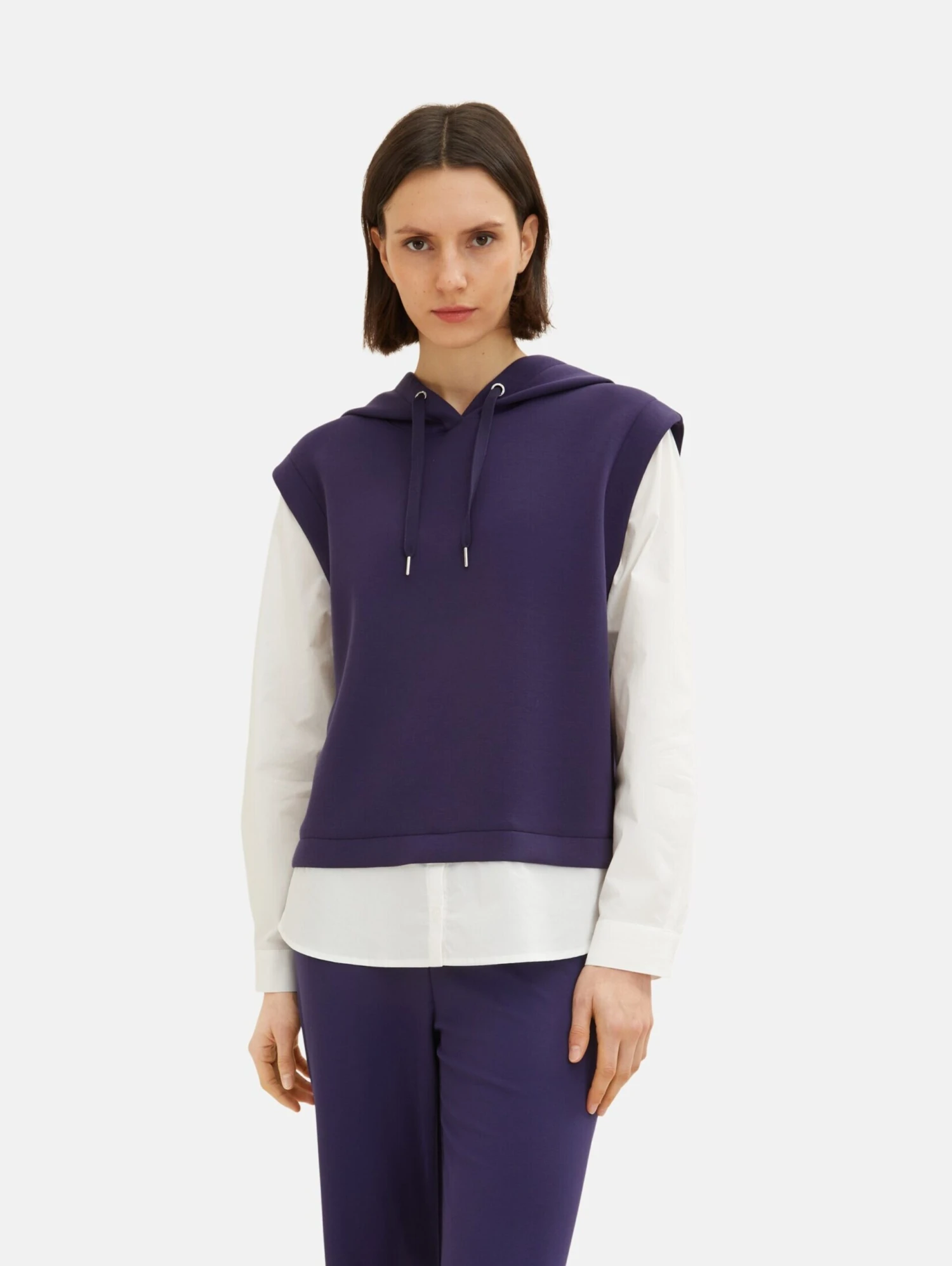 Tom Tailor Hoodies Sweatshirt Dames Marine - Afbeelding 3