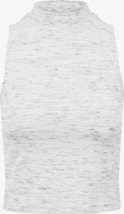 URBAN CLASSICS Crop Tops Top Dames Wit Gemêleerd