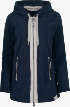 Outdoor Jassen Fleece Jas Dames Donkerblauw