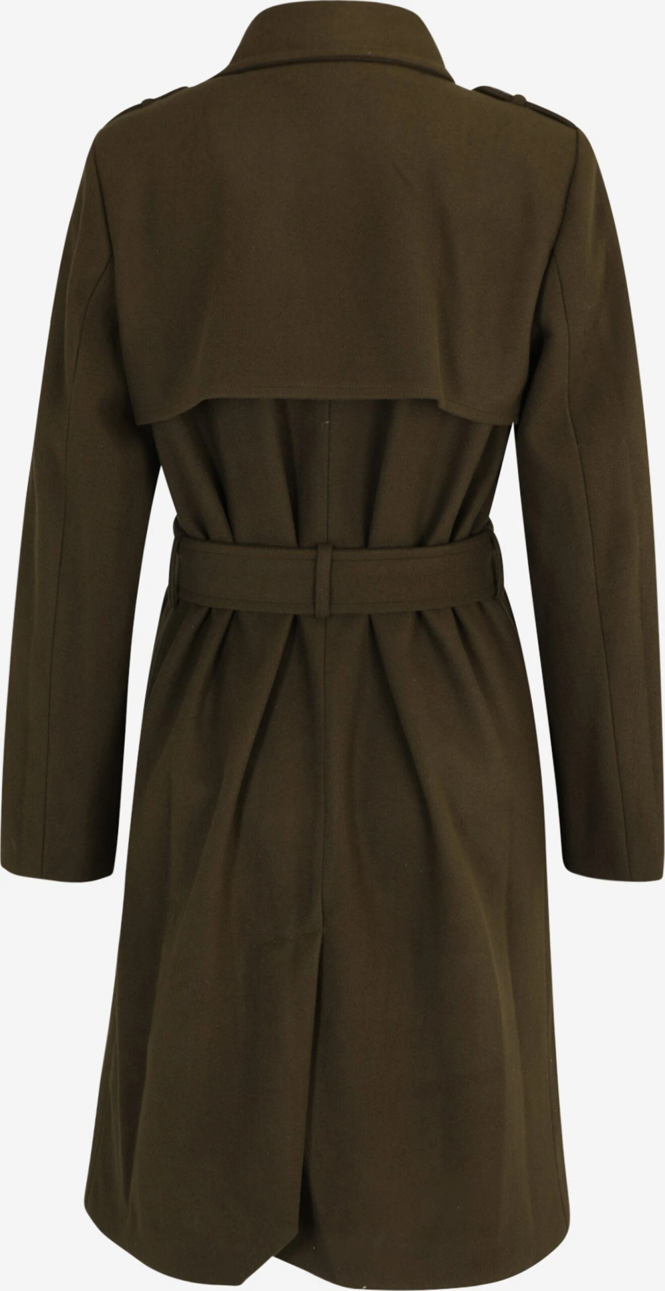 Trenchcoats Tussenmantel Dames Olijfgroen - Afbeelding 2