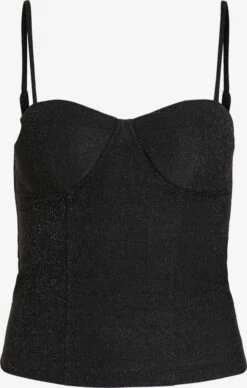 Vila Crop Tops Top Dana Dames Zwart