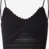 Vero Moda Kanten Tops Top BINA Dames Zwart