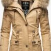 Navahoo Parkas Winterparka Honigfee Dames Lichtbeige