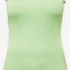 Kanten Tops Top Dames Lichtgroen
