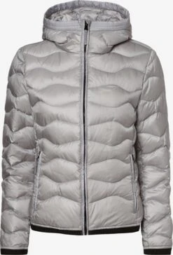 Marie Lund Winterjassen Winterjas Dames Lichtgrijs