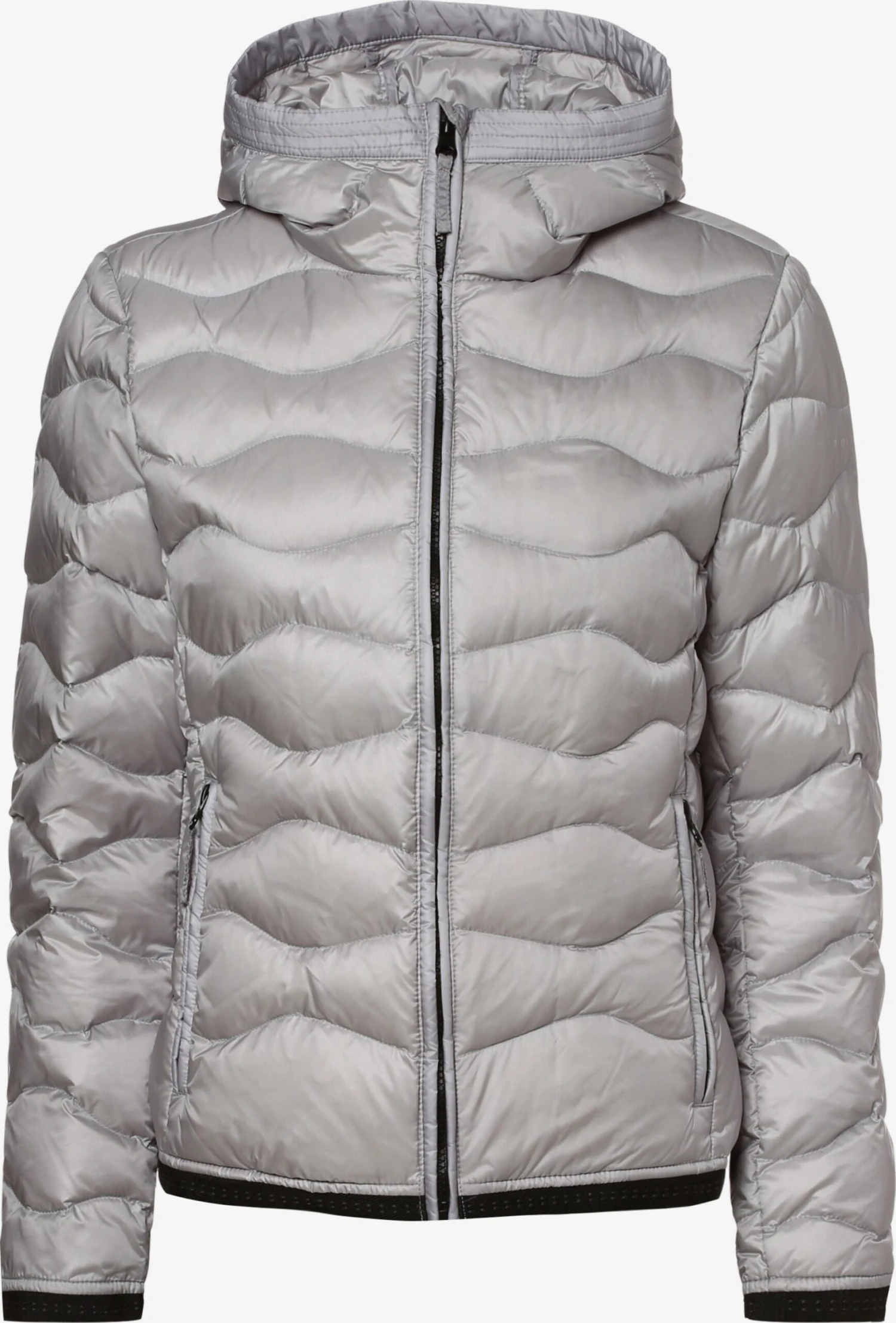 Marie Lund Winterjassen Winterjas Dames Lichtgrijs