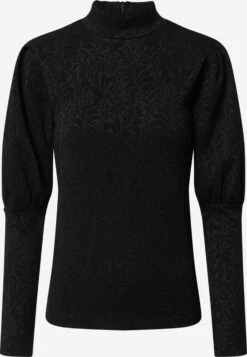 EDITED Longsleeves Shirt Warja Dames Zwart