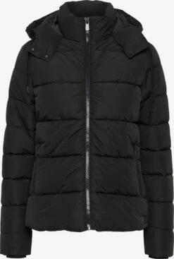 OXMO Winterjassen Winterjas Sofina Dames Zwart