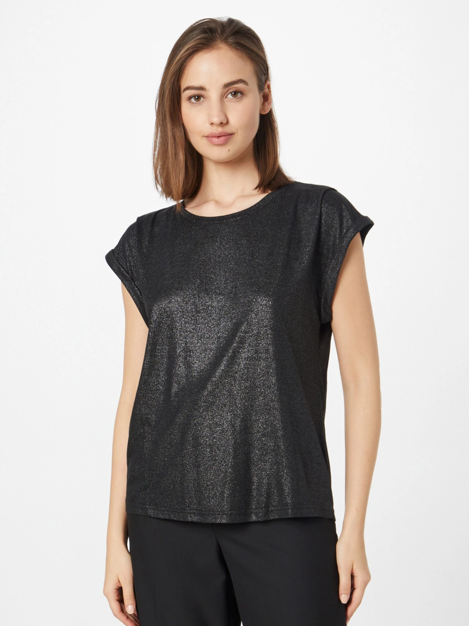 T-shirts Shirt MANNI Dames Zwart - Afbeelding 3