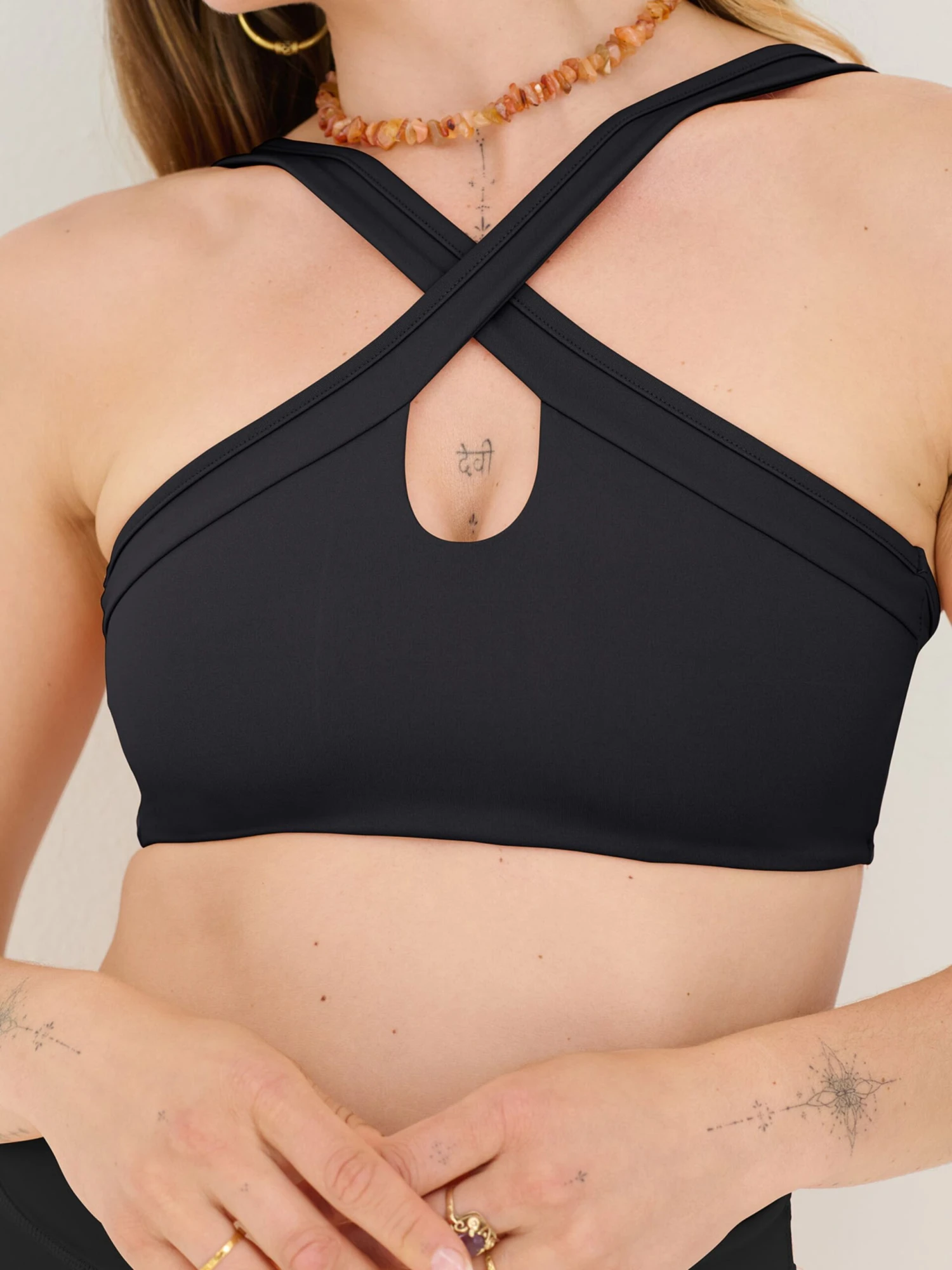 Uitgaanstops Top Cara Dames Zwart - Afbeelding 2