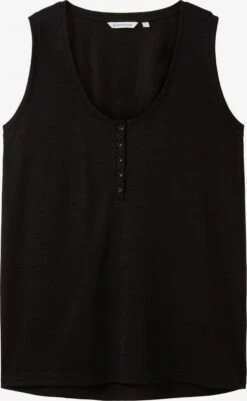 Tom Tailor Mouwloze Shirts Top Dames Zwart