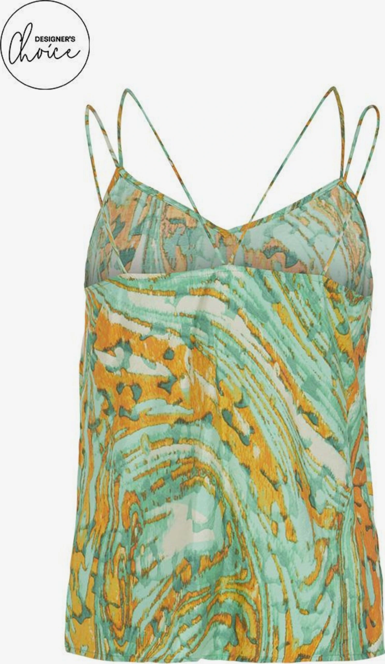 Vila Blouse Tops Blouse Dames Groen / Mintgroen - Afbeelding 2