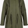 Zizzi Outdoor Jassen Functionele Jas ADVENTURE Dames Donkergroen