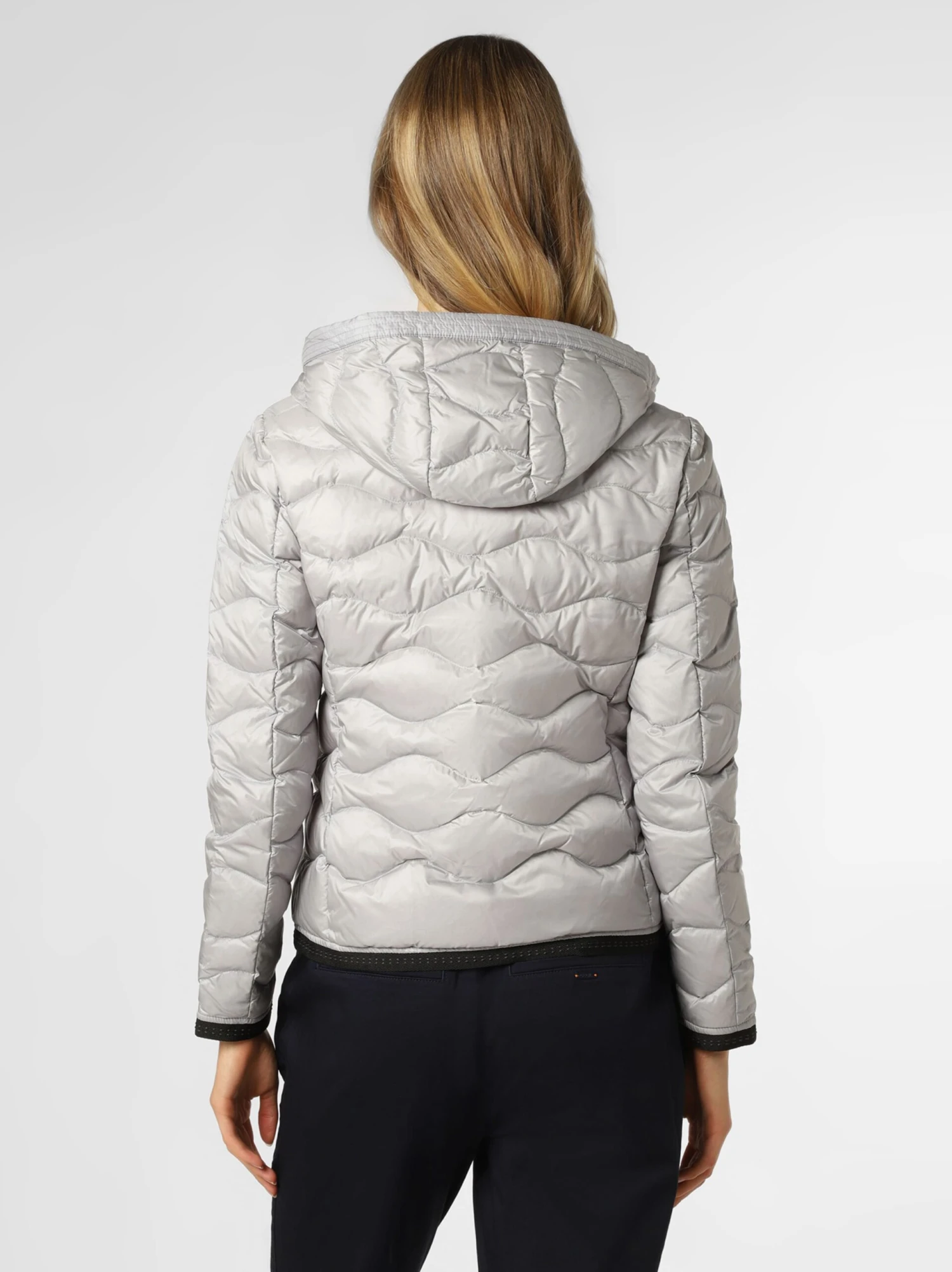 Marie Lund Winterjassen Winterjas Dames Lichtgrijs - Afbeelding 3