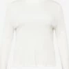 Longsleeves Shirt Saskia Dames Offwhite