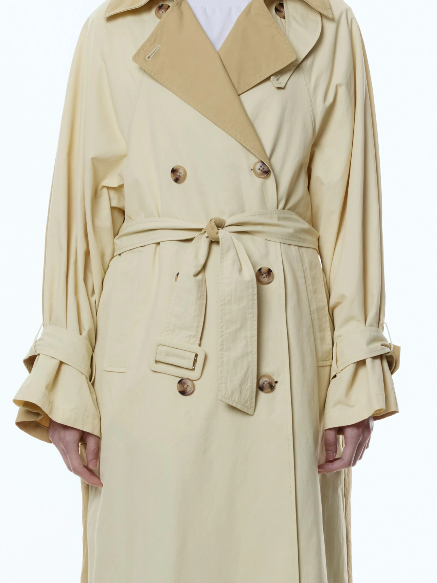 EDITED Trenchcoats Tussenmantel Neila Dames Beige - Afbeelding 2