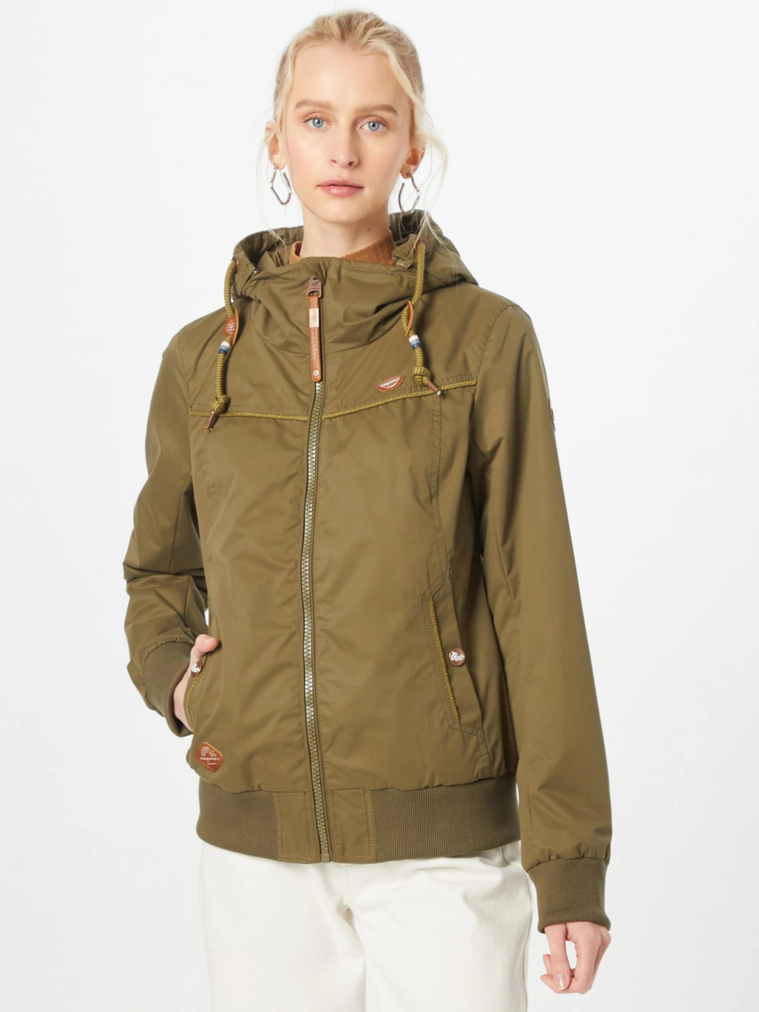 Ragwear Tussenjassen Tussenjas Jotty Dames Olijfgroen - Afbeelding 2