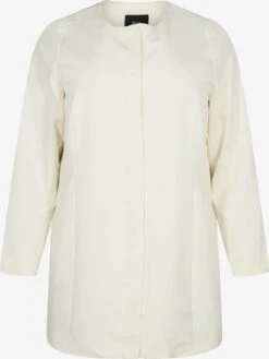 Zizzi Korte Mantels Tussenmantel Summer Dames Natuurwit